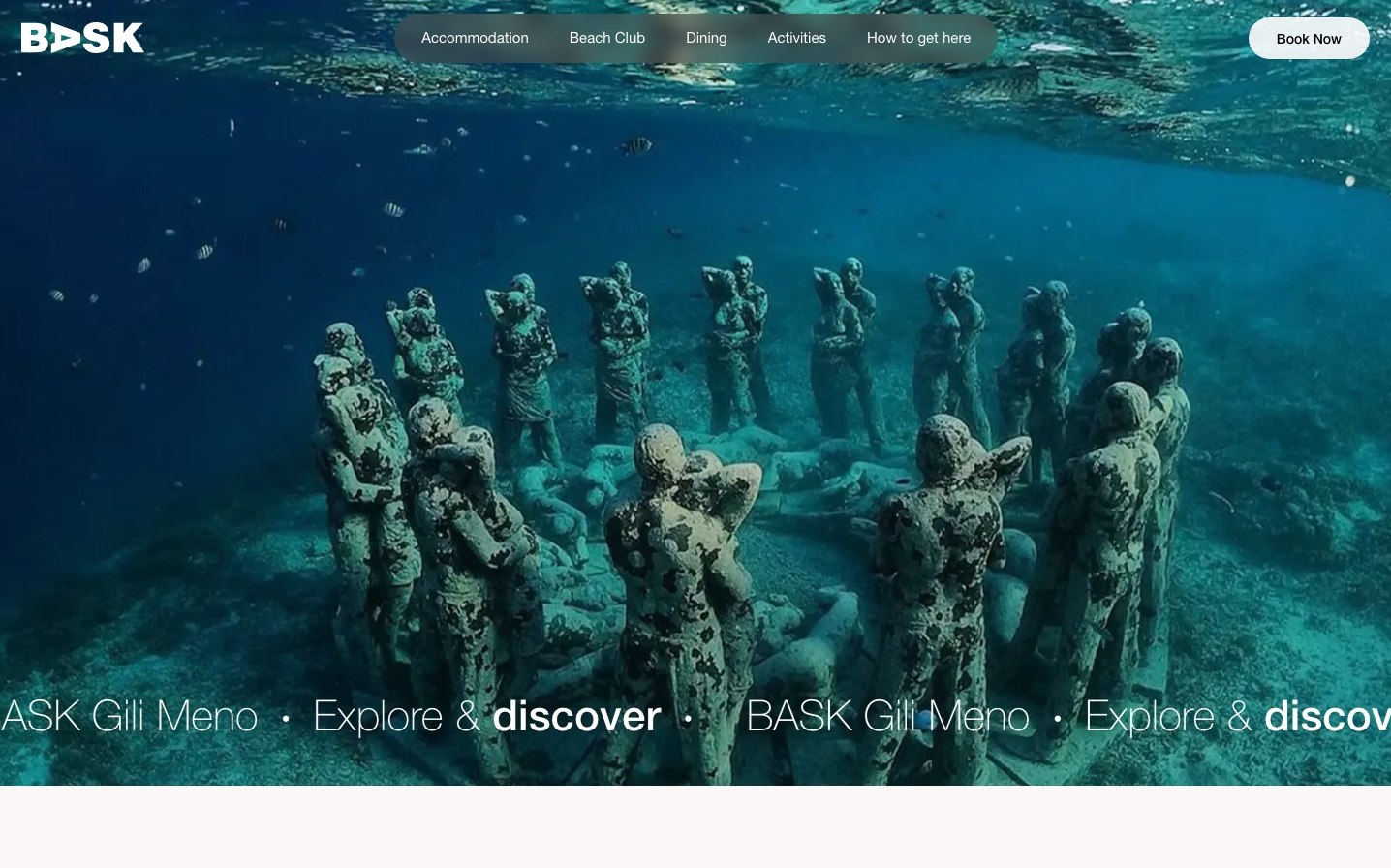 Activities at BASK Gili Meno