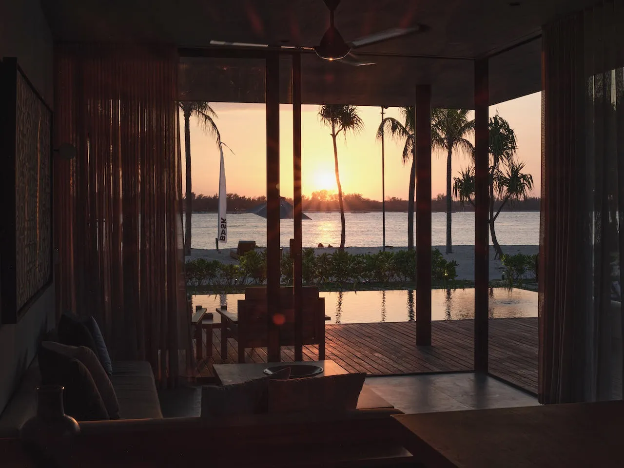 Relaxing at BASK Gili Meno