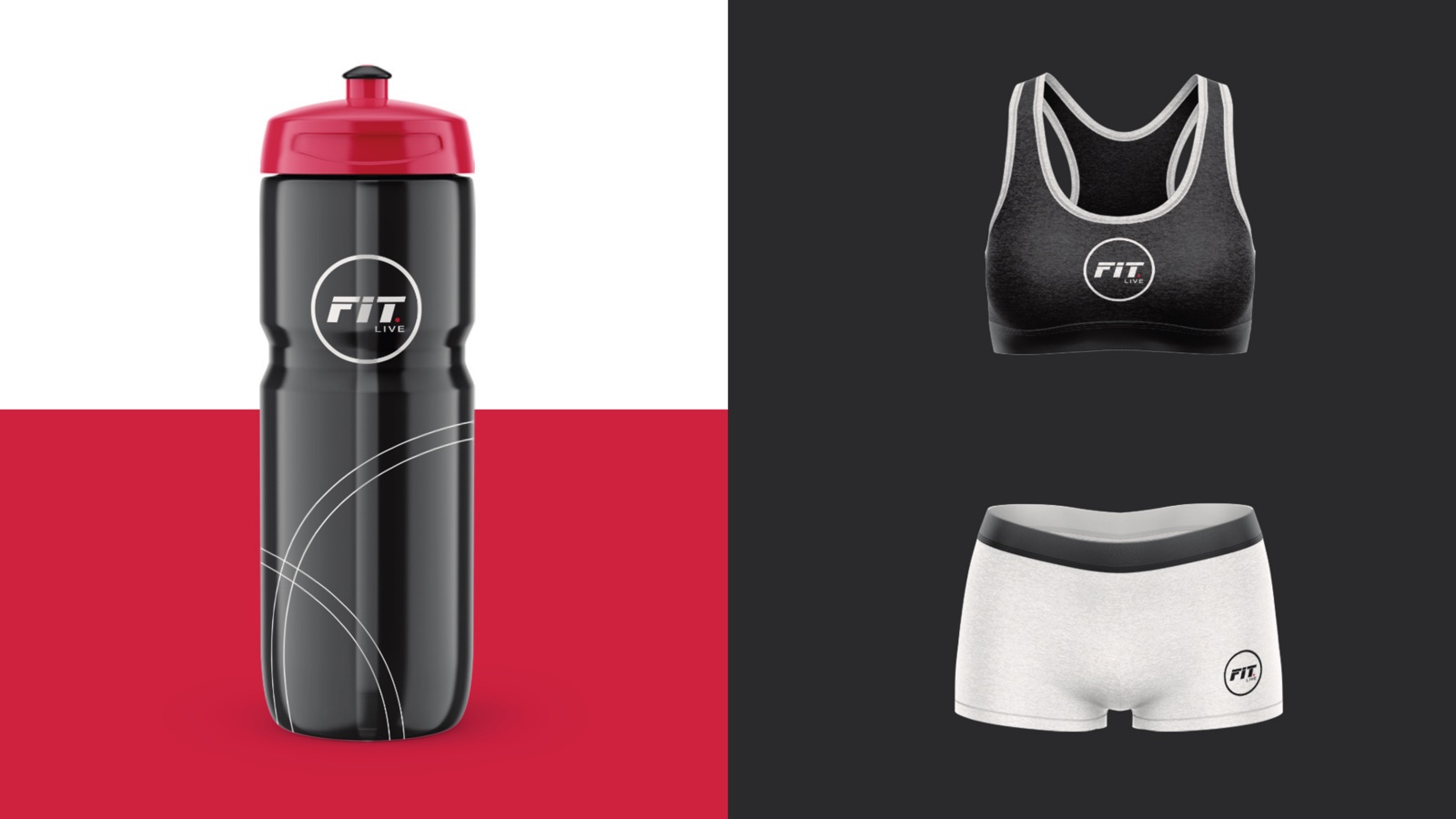 FIT.LIVE: Bottle and apparel