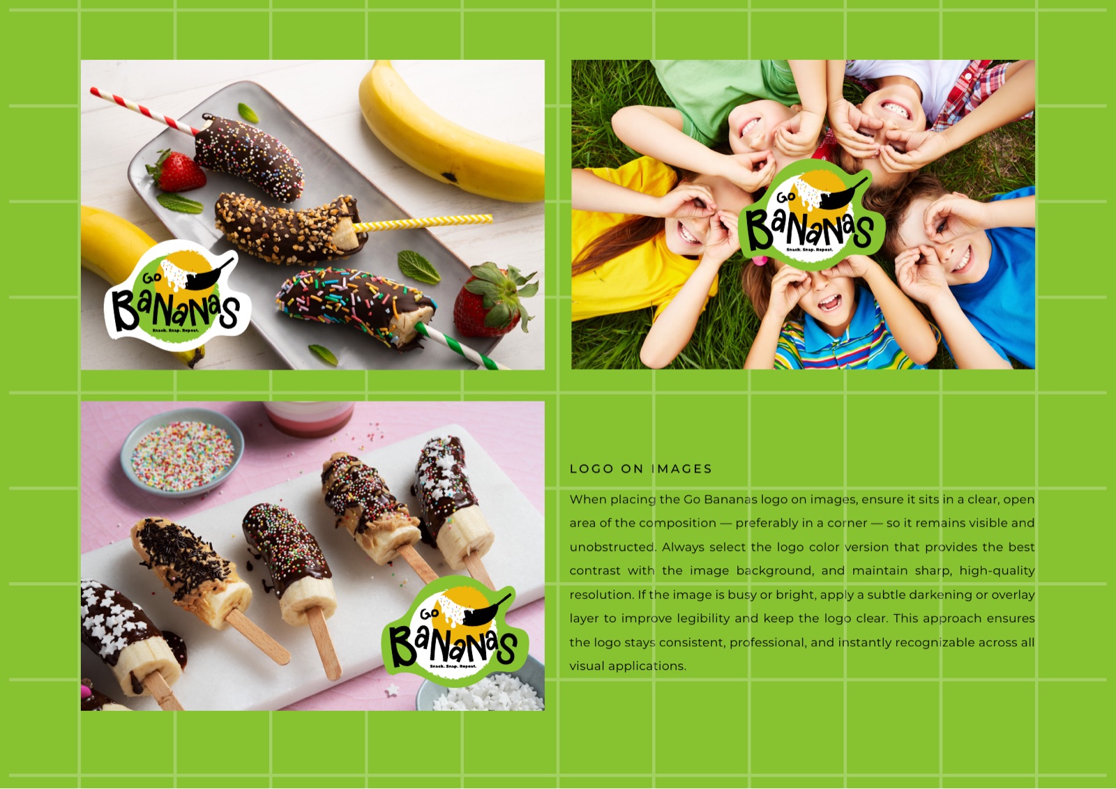 Go Bananas chocolate-dipped frozen banana product photography