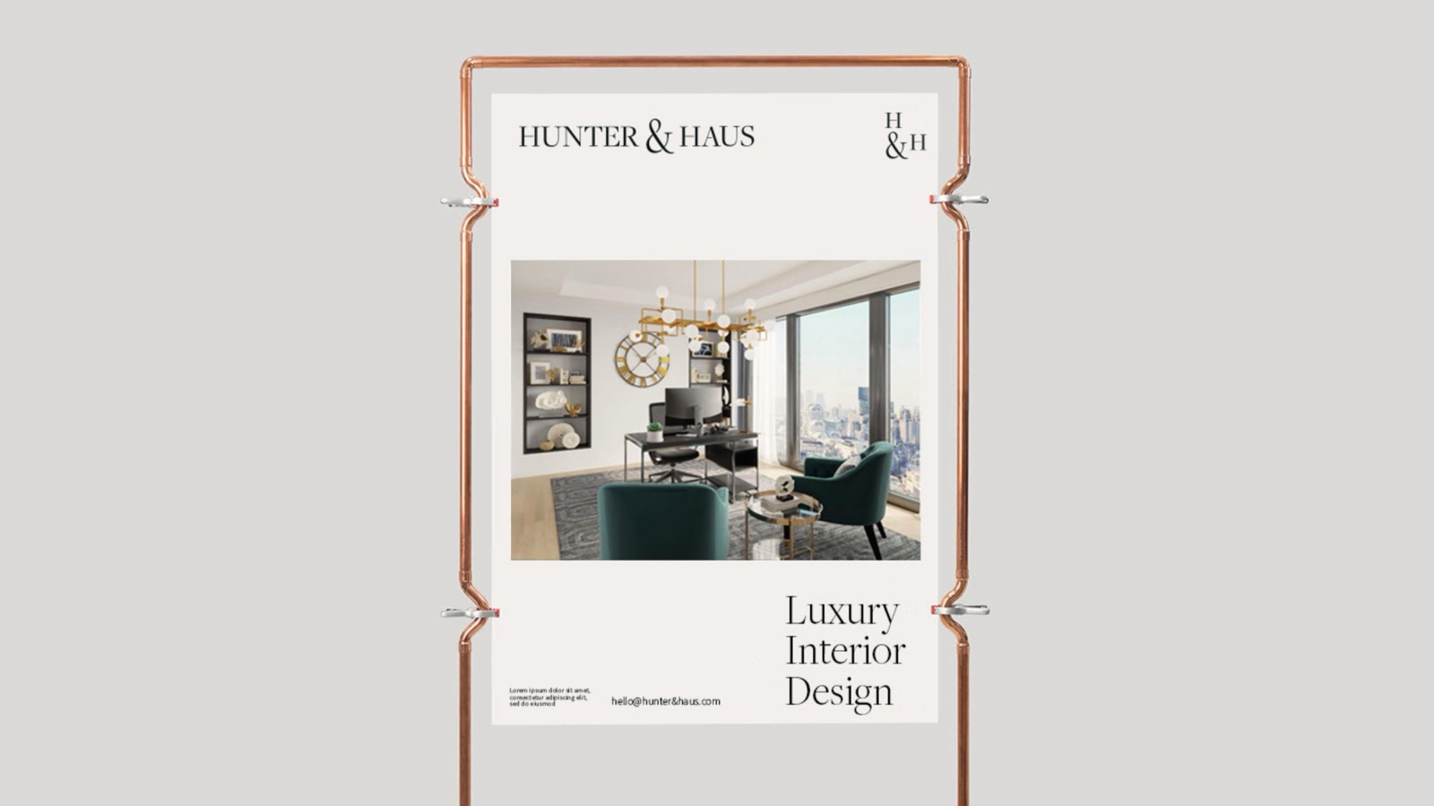 Hunter & Haus Portfolio brochure cover
