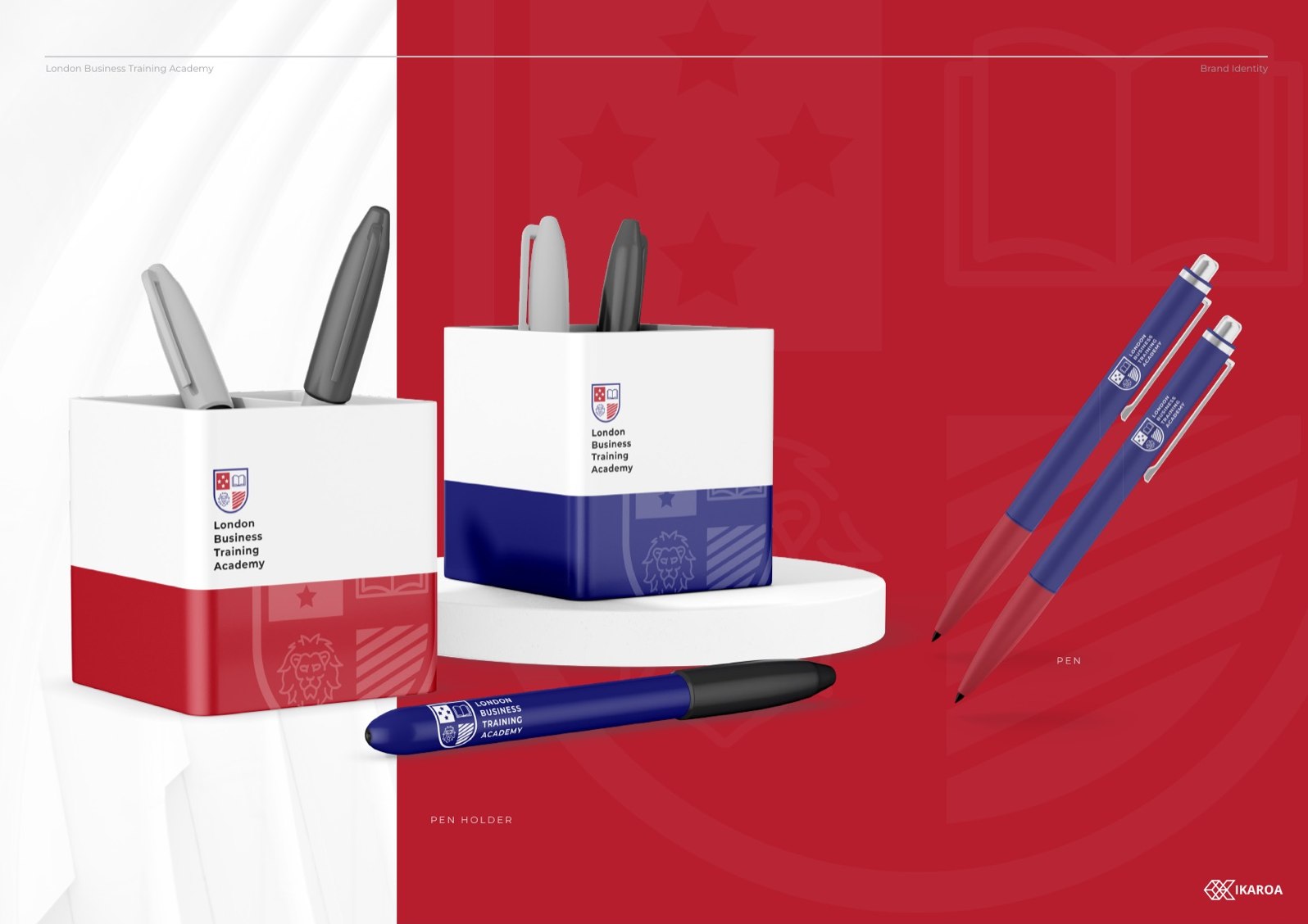 London Business Training Academy Pens and notebook