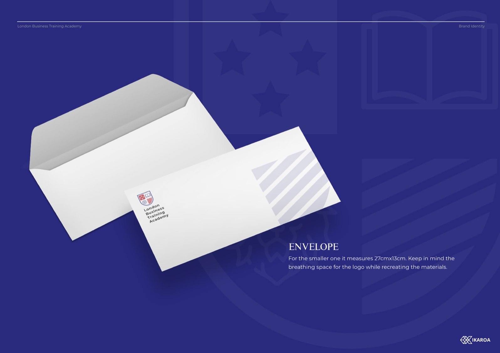 London Business Training Academy Letterhead and envelopes