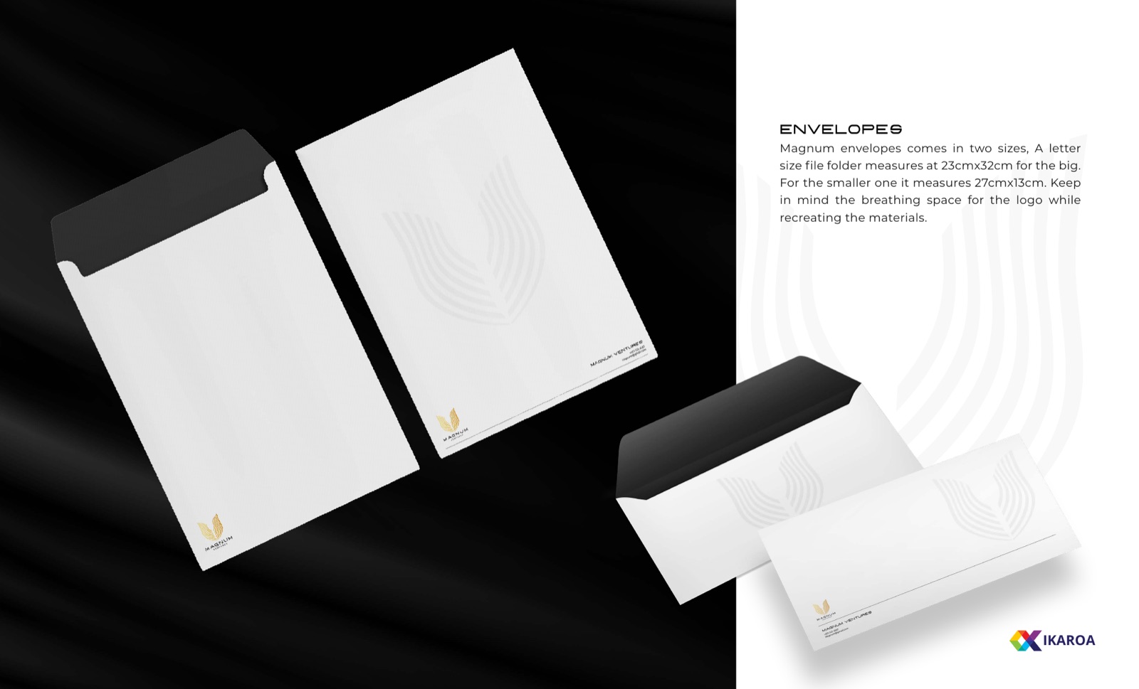 Magnum Ventures Stationery and envelopes