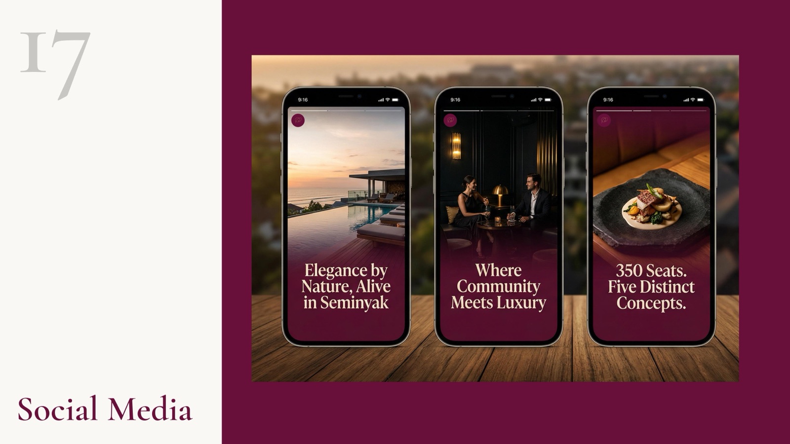 SLC Social media and landing screens